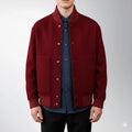 Dorian | Wool Blend Shirt Jacket with Snap Front