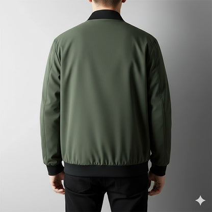 Softshell bomber jacket for men