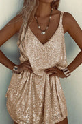 Seryn | Sparkly Sequin Sleeveless Mini Dress