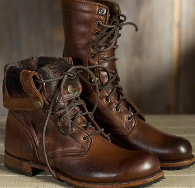 Lorena - Heritage Lace-Up Boots
