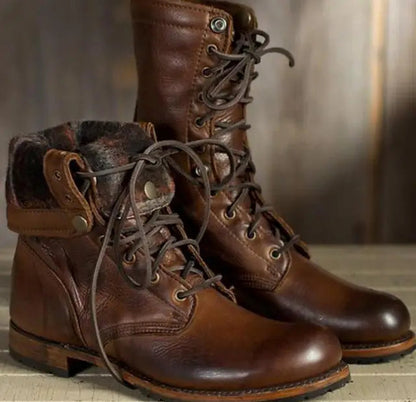 Lorena - Heritage Lace-Up Boots