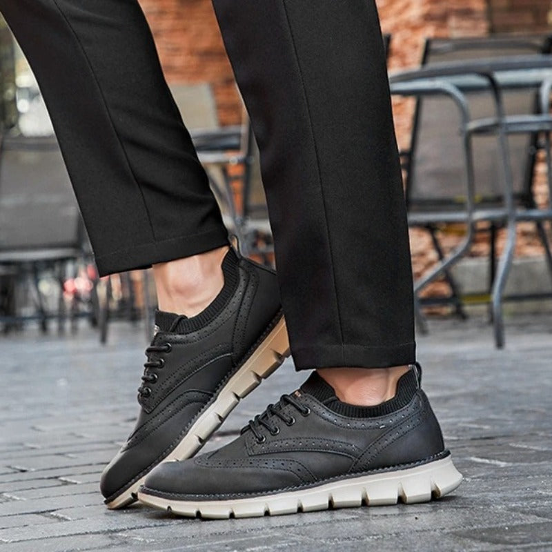 Casual Suede Lace Up Shoes for Men