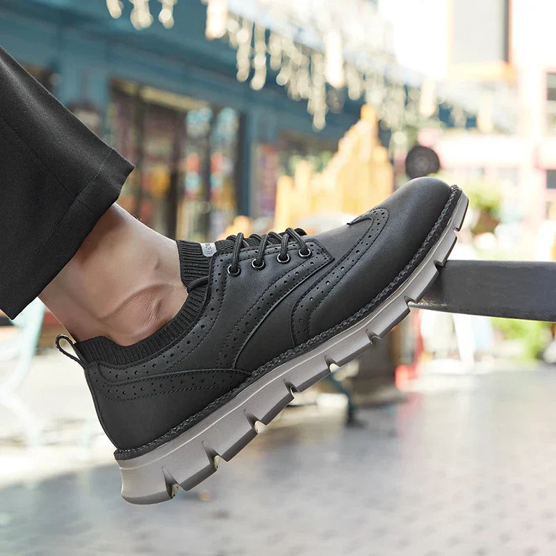 Casual Suede Lace Up Shoes for Men