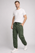Anthony | Cropped Cargo Pants with Elasticated Waist