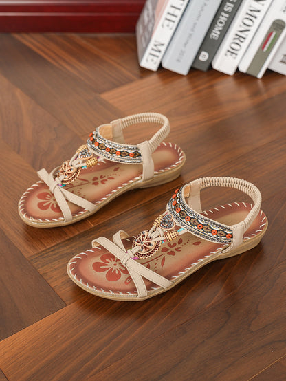 Women's orthopedic sandals for standing and walking - mahogany brown