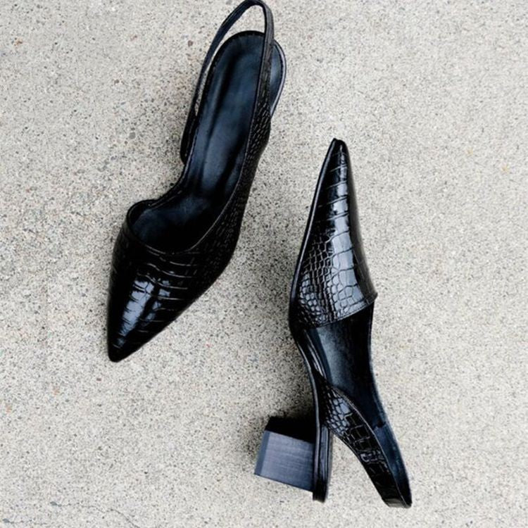 Women's block heel orthopedic heels for everyday wear
