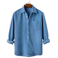 Ezra | Lightweight Corduroy Shirt with Camp Collar