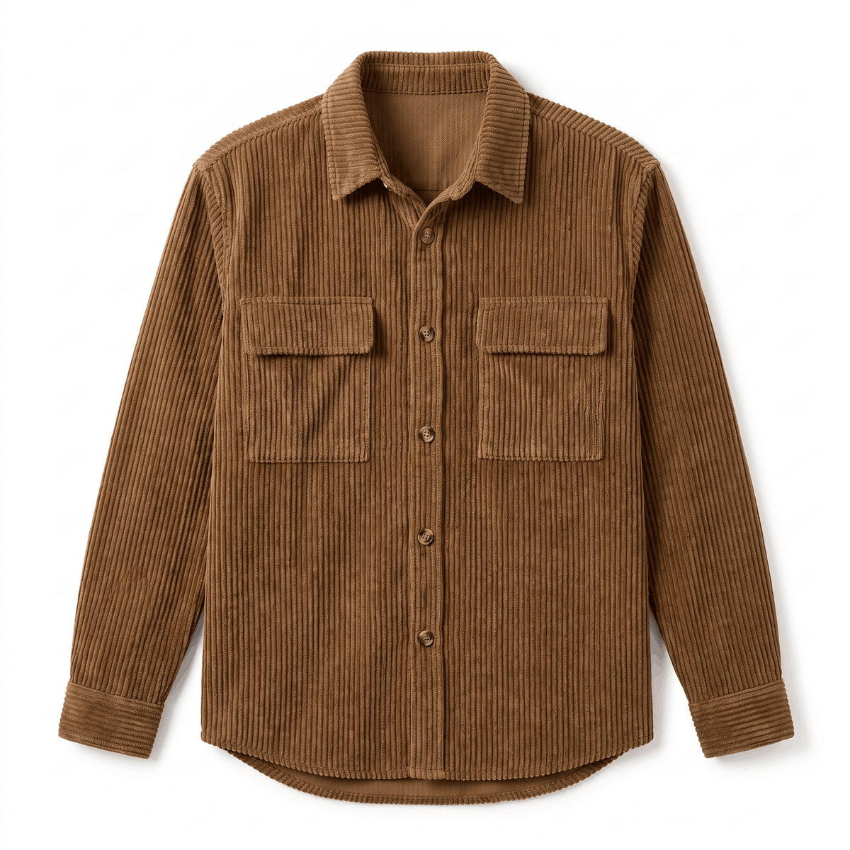 Wide Wale Corduroy Overshirt for Men