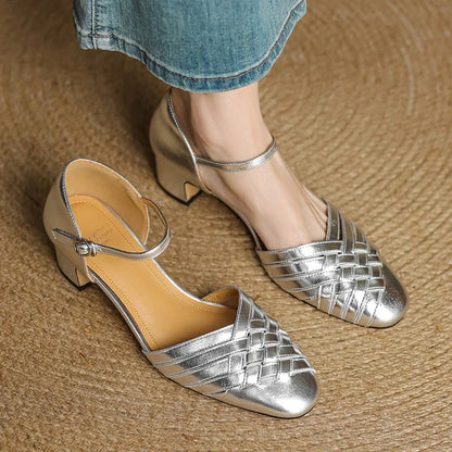 Women's block heel orthopedic shoes for everyday wear