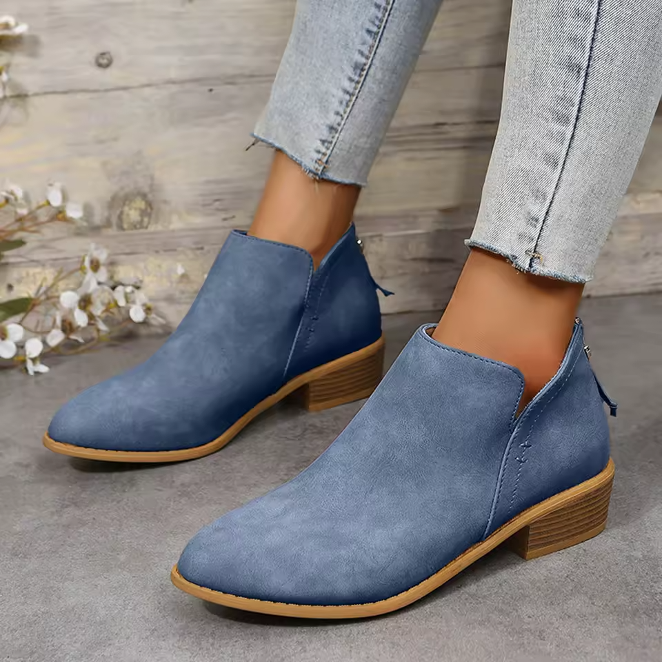 Karenza - Sleek Streamlined Ankle Boots