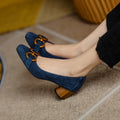 Sigrid | Closed Toe Buckle Orthopedic Heels