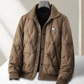 Ethom | Diamond Quilted Duck Down Puffer Jacket