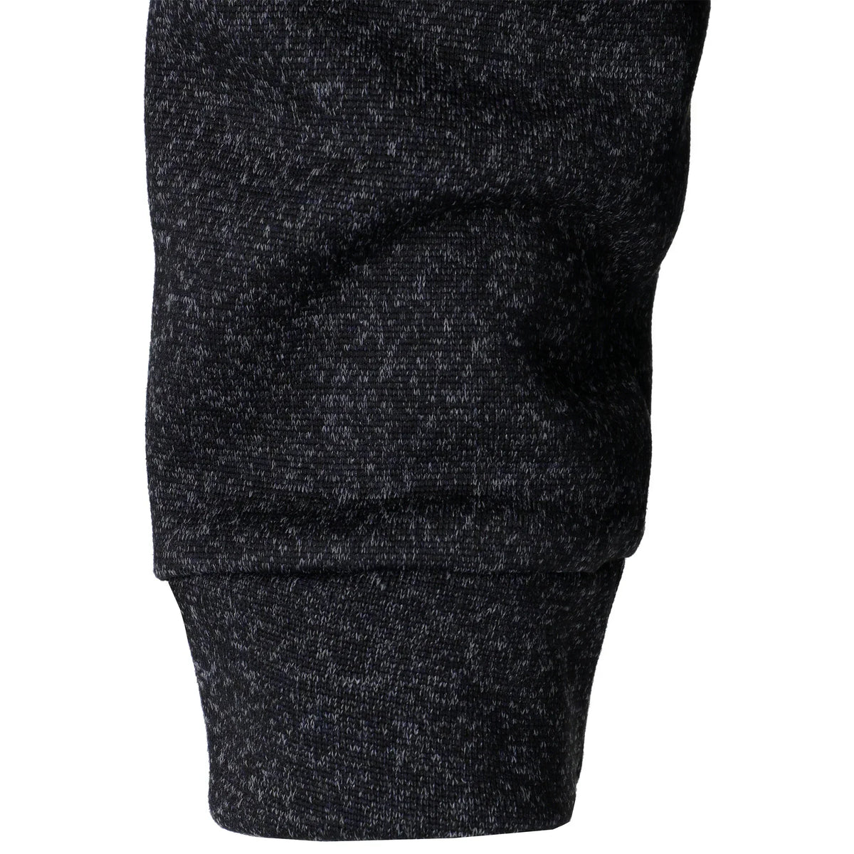 Knitted sweater for men with elbow patches