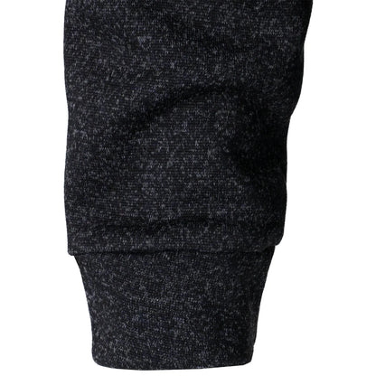 Knitted sweater for men with elbow patches