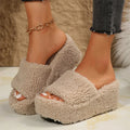 Idalia | Open Toe Orthopedic Platform Slides
