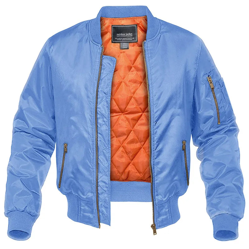 Bastian - Quilted Bomber Jacket with Zip Pockets