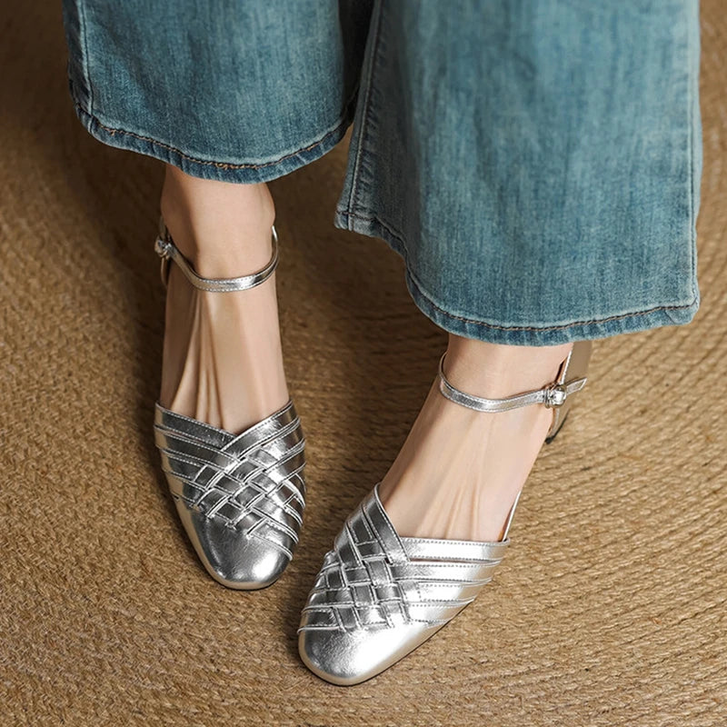 Women's block heel orthopedic shoes for everyday wear