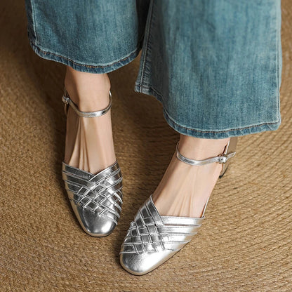 Women's block heel orthopedic shoes for everyday wear