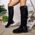 Imogen | Buckle Accent Orthopedic Knee-High Boots