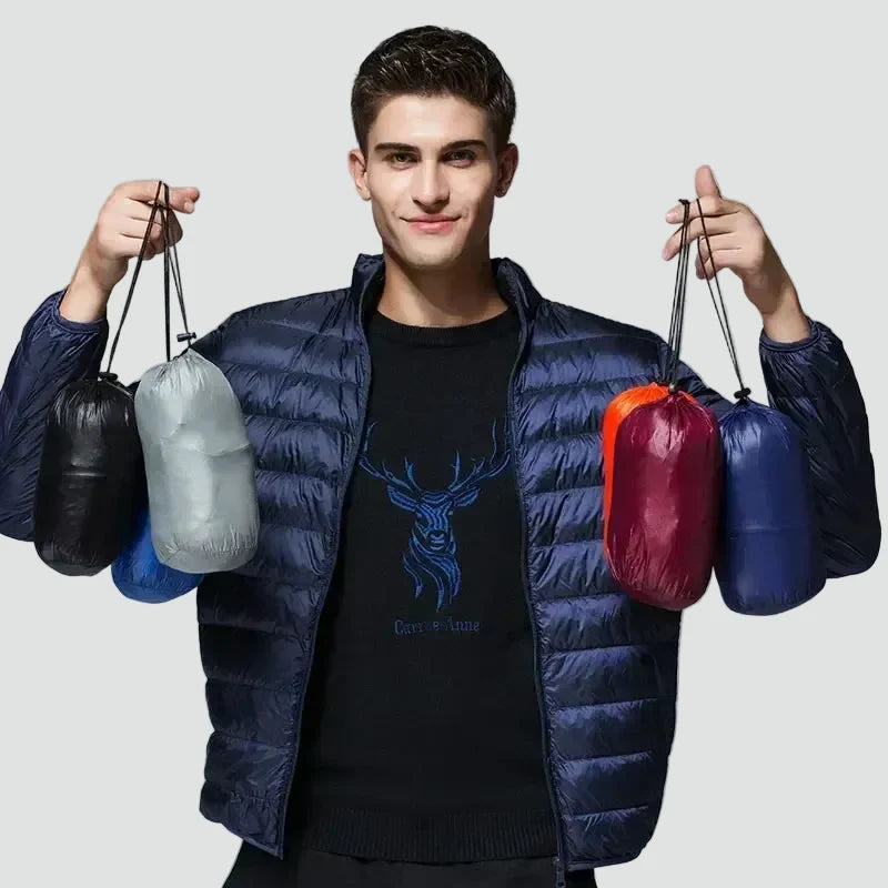 Anton - Lightweight Puffer Jacket with Pack-Away Pouch