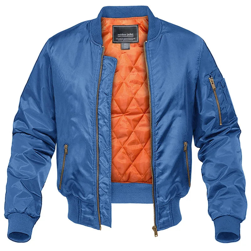 Bastian - Quilted Bomber Jacket with Zip Pockets