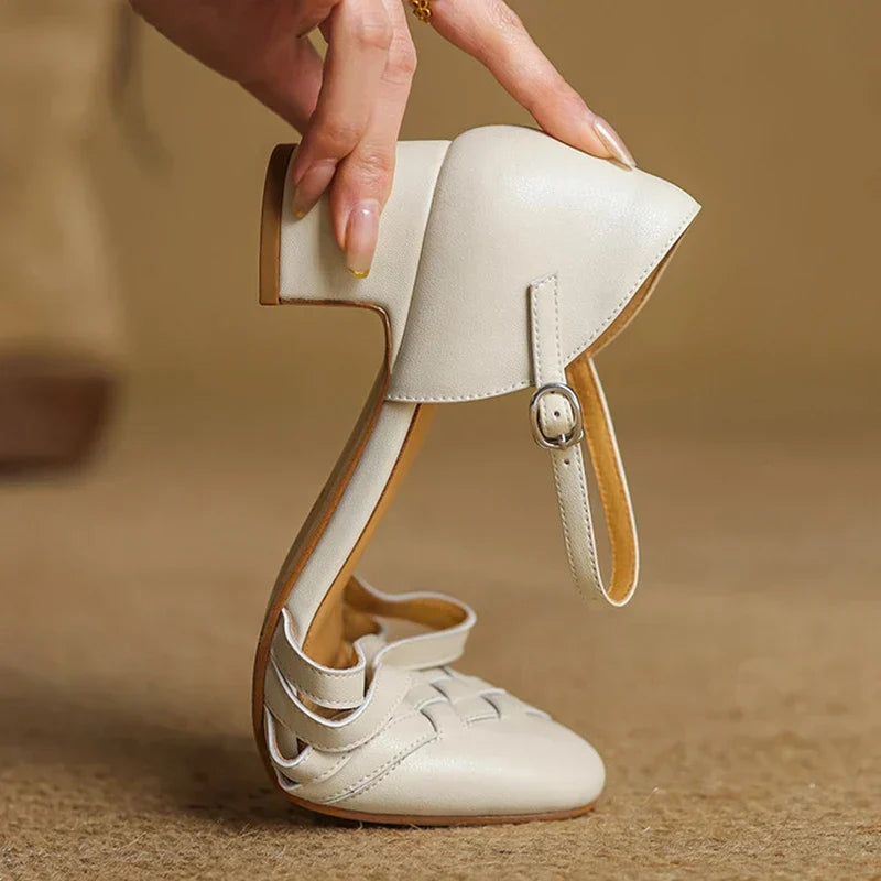 Women's block heel orthopedic shoes for everyday wear