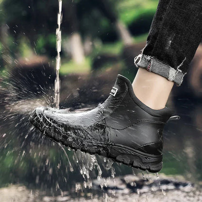 Women's pull-tab orthopedic Chelsea rain boots
