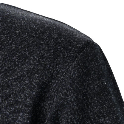 Knitted sweater for men with elbow patches
