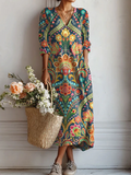 Celestine | Relaxed Pocketed Midi Dress