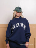 Sloane | Classic Varsity Mockneck Sweatshirt