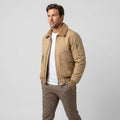 Victor | Aviator Bomber Jacket with Knit Collar