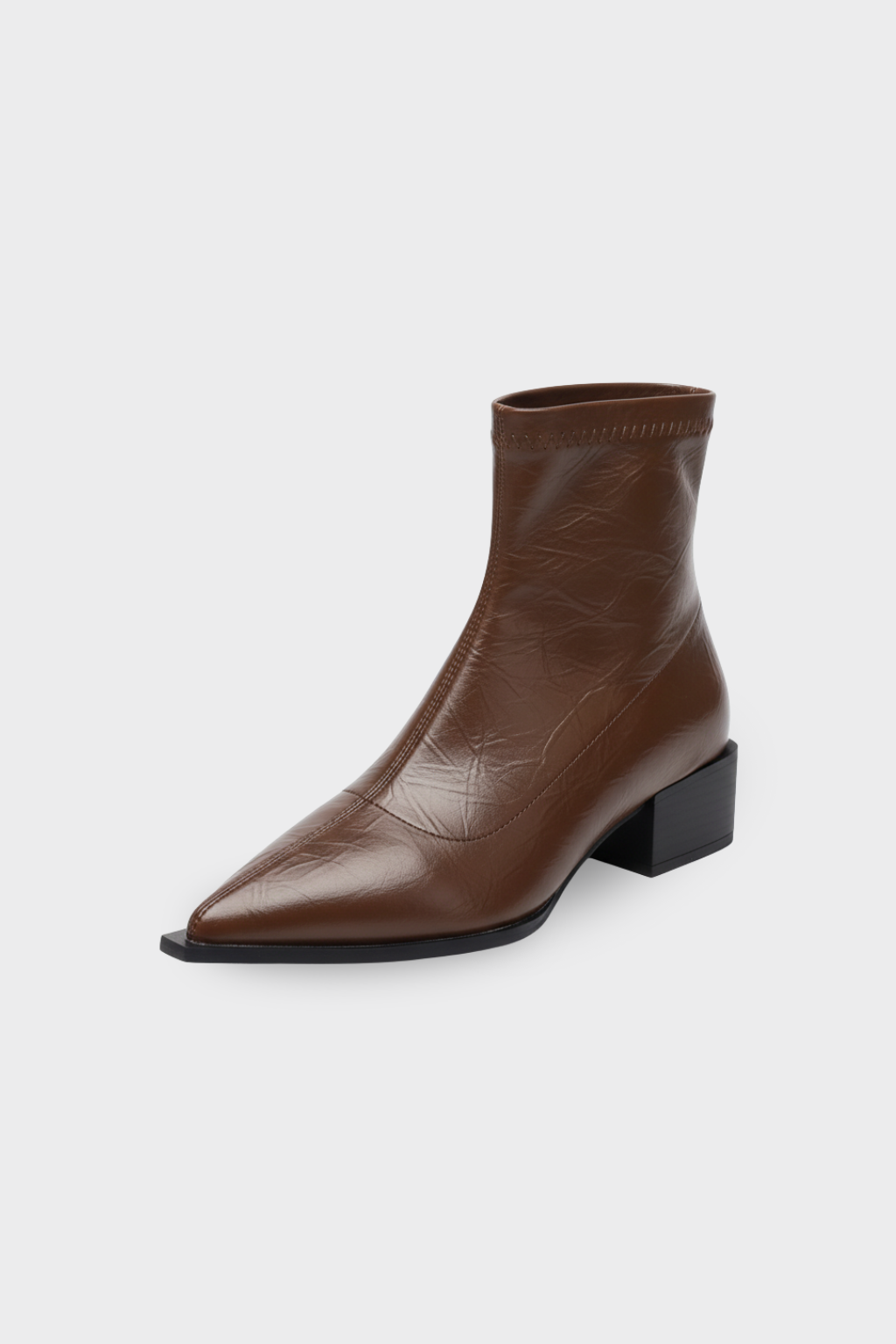 Lucinda - Pointed Toe Slip-On Ankle Boots