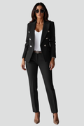 Petronella | Double-Breasted Blazer and Straight-Leg Set