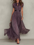 Celandine | Flowing Chiffon Maxi Dress