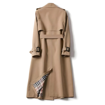 Nerissa - Tailored Classic-Silhouette Trench Coat