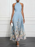 Alcyone | Airy Floral Maxi Dress