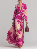 Almeda | Soft-Draped Floral Maxi Dress
