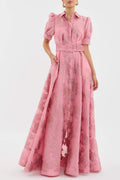 Anabella | Floral Belted Midi Dress