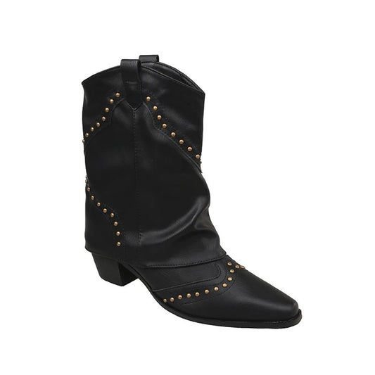 Kordula - Studded Western Ankle Boots