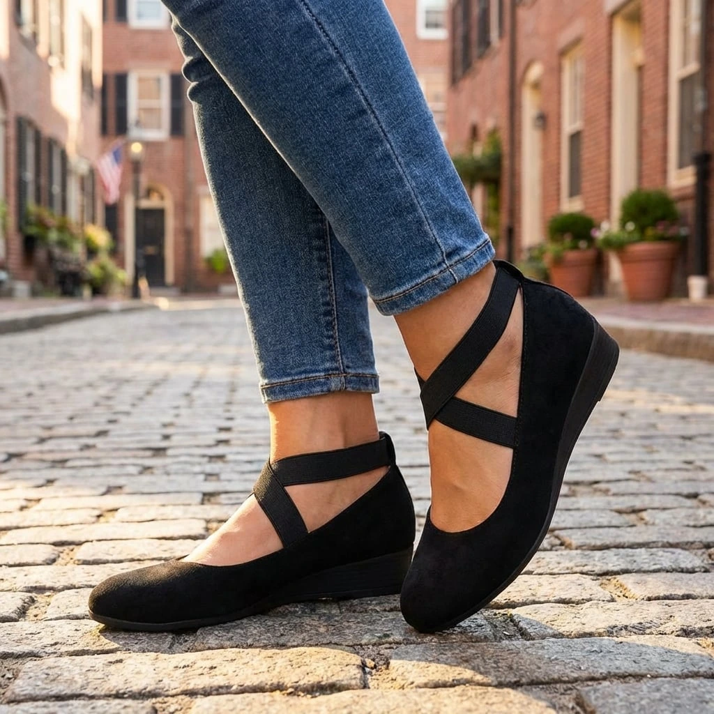 Women's adjustable strap orthopedic wedge sandals