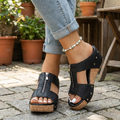 Odile | Zip Wedge Orthopedic Sandals