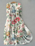 Aveleen | Graceful Floral Midi Dress