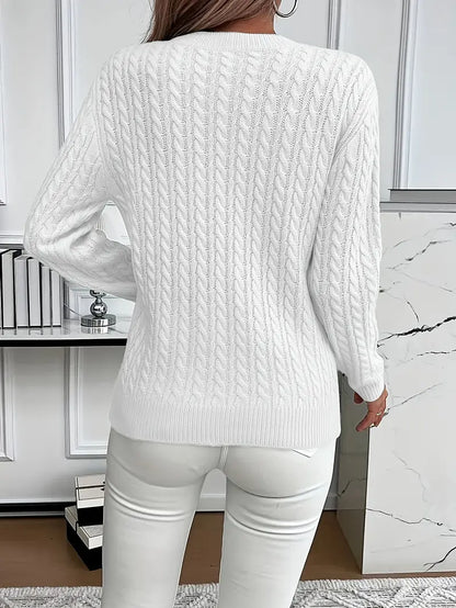 Cassia - Classic Cable Knit Jumper