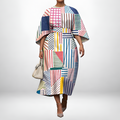 Blanchefleur | Effortless Geometric Midi Dress