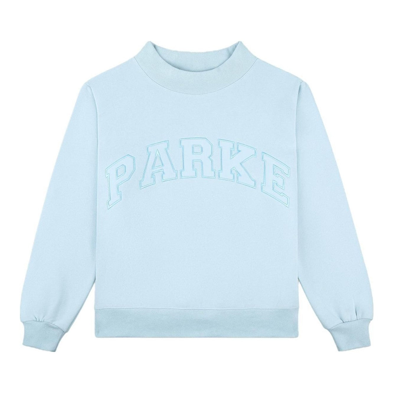 Varsity Mockneck Ice Blue