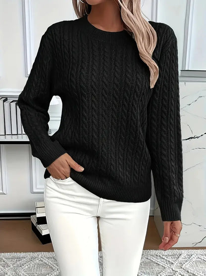 Cassia - Classic Cable Knit Jumper