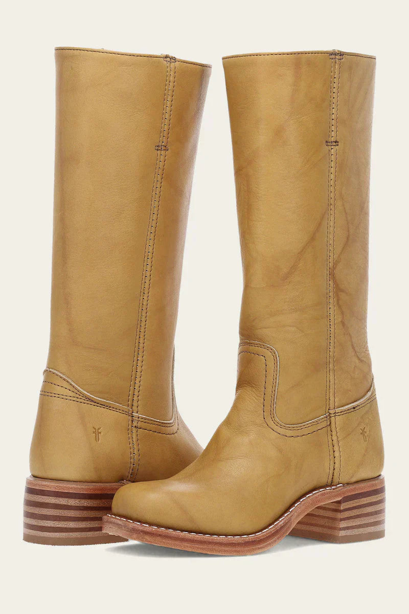 Kirsten - Mid-Calf Block Heel Western Boots