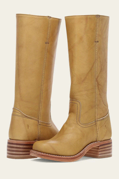Kirsten - Mid-Calf Block Heel Western Boots