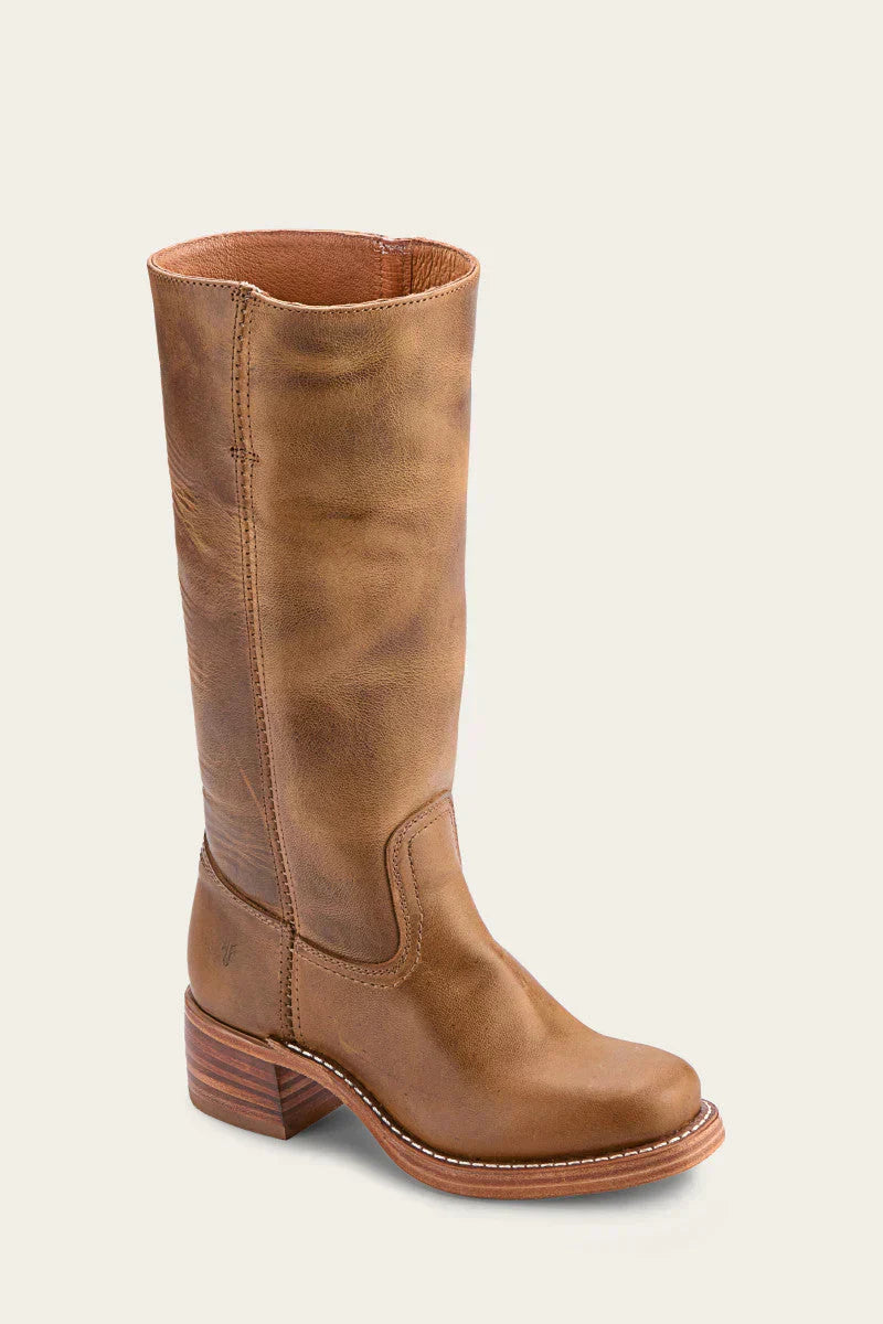 Kirsten - Mid-Calf Block Heel Western Boots
