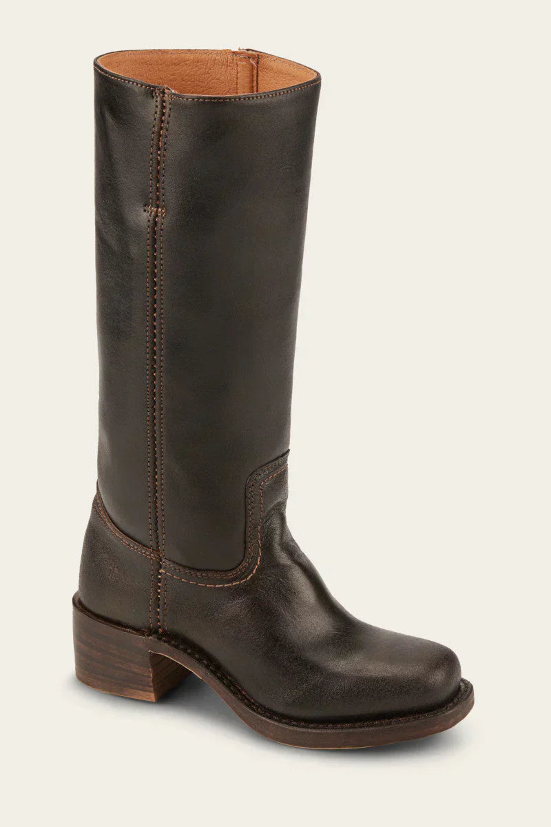 Kirsten - Mid-Calf Block Heel Western Boots